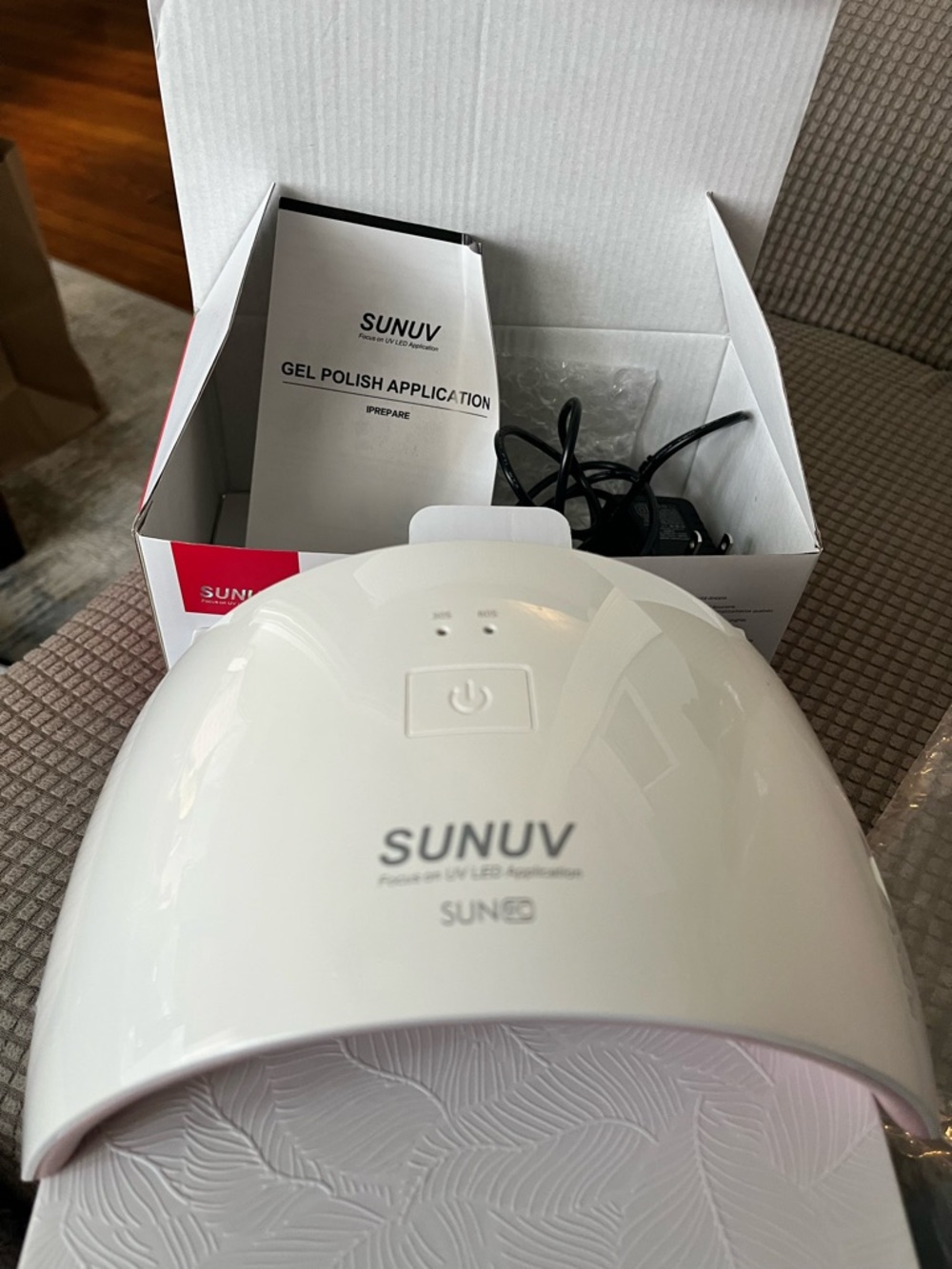 SUNUV LED/UV Gel Nail Lamp - White